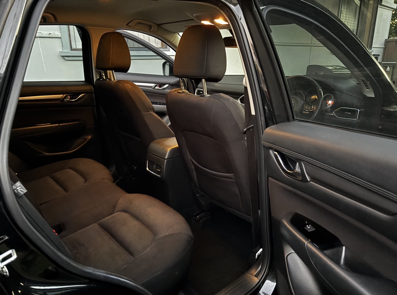 After rear seat detail
